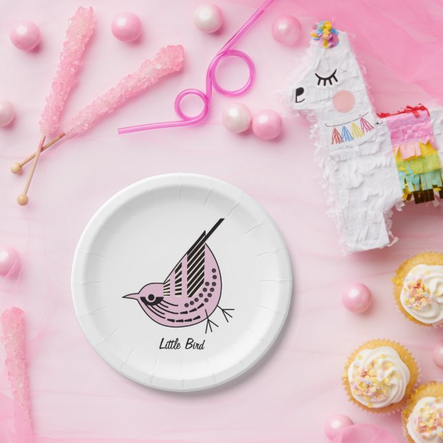 Assiettes En Carton Little Bird (Fête)