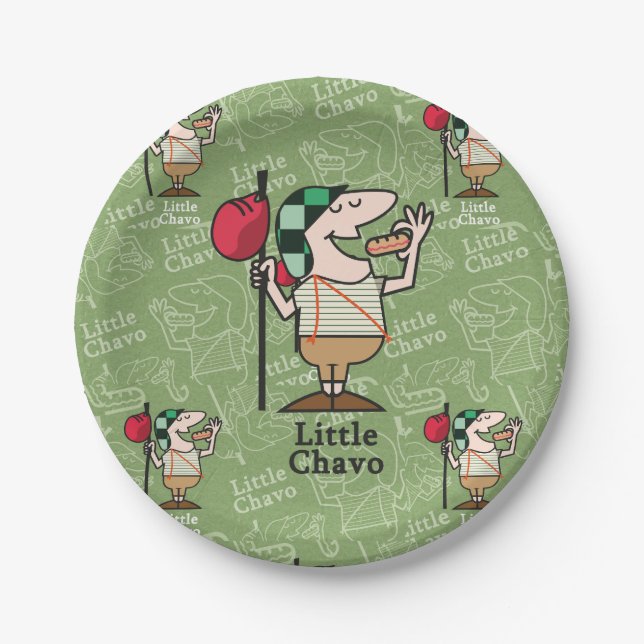 Assiettes En Carton Little Chavo (Devant)