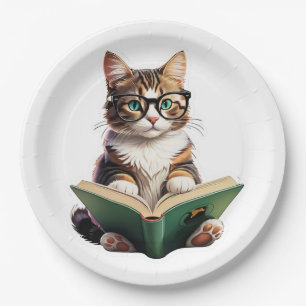 Assiettes En Carton Livre de lecture Cat
