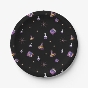 Assiettes En Carton Livres Spellbound Sorcières Casquette Blac