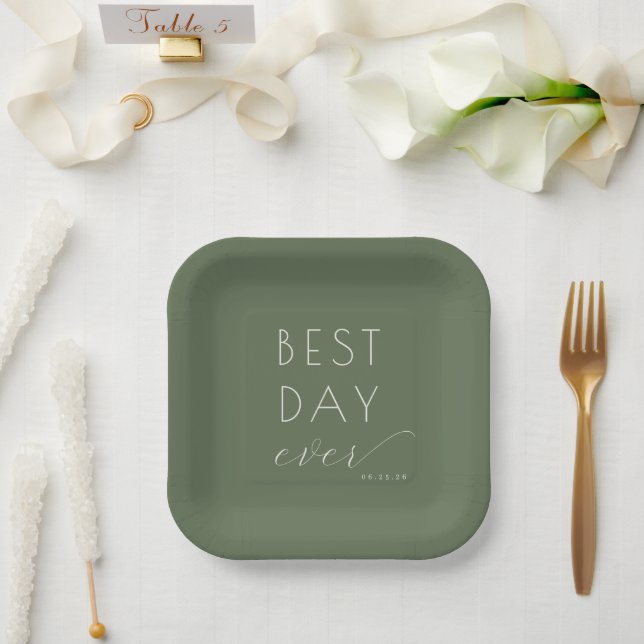 ASSIETTES EN CARTON ___LLMGEN___ 33 (Mariage)