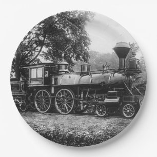 Assiettes En Carton Locomotive
