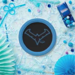 Assiettes En Carton Logo de nuit Gotham Knights
