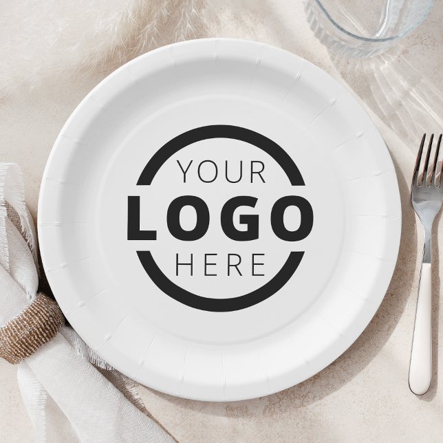 Assiettes En Carton Logo d'entreprise promotionnel couleur personnalis (Créateur téléchargé)