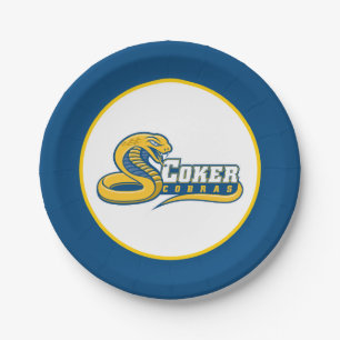 Assiettes En Carton Logo des Cobras de l'Université Coker