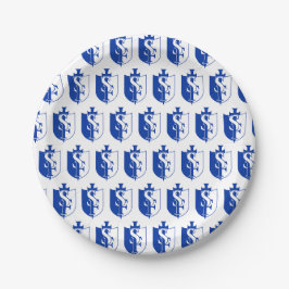 Assiettes En Carton Logo St. Frederick
