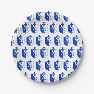 Assiettes En Carton Logo St. Frederick