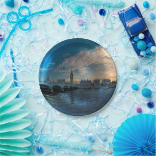 Assiettes En Carton London Westminster Cityscape Photo balle