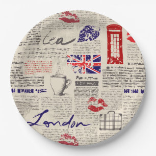 Assiettes En Carton Londres, Angleterre