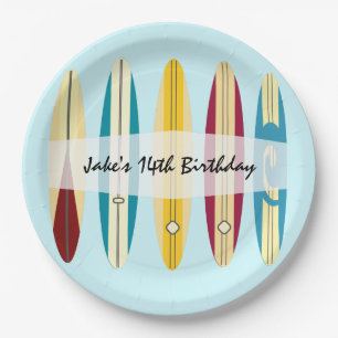 Assiettes En Carton Longboards Vintages
