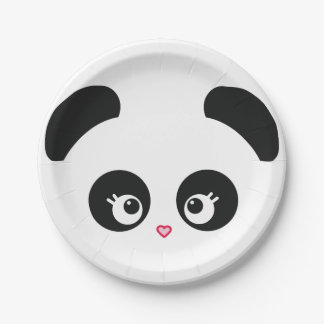 Assiettes En Carton Love Panda®