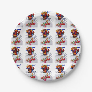 Assiettes En Carton Luchadores