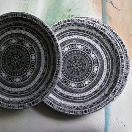 Assiettes En Carton Lune Enfant Mandala Triple Lune Sorcière