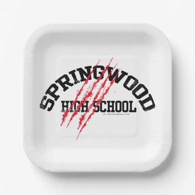 Assiettes En Carton Lycée de Springwood (Recto)
