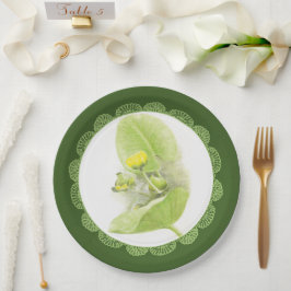 Assiettes En Carton Lys de fleurs