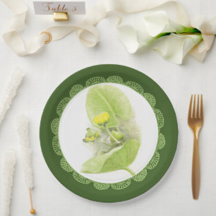 Assiettes En Carton Lys de fleurs