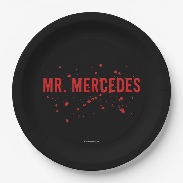 Assiettes En Carton M. Mercedes Logo (Devant)