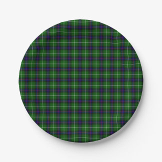 Assiettes En Carton MacDonald Tartan