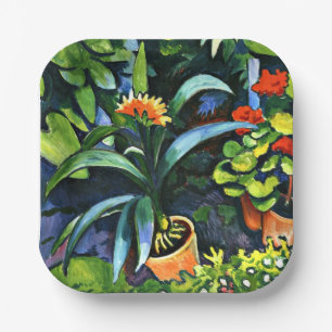 Assiettes En Carton Macke - Fleurs dans le jardin
