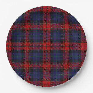 Assiettes En Carton MacLachlan Tartan