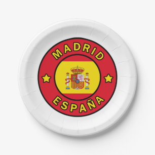 Assiettes En Carton Madrid Espagne