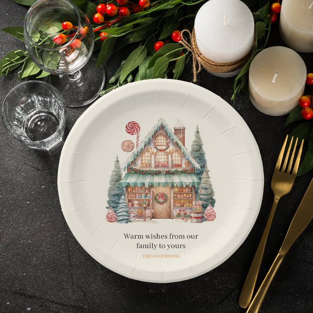 Assiettes En Carton Magie de Noël scandinave (Créateur téléchargé)