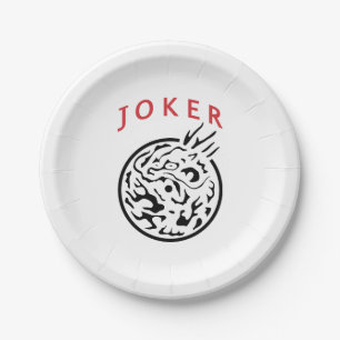 Assiettes En Carton Mah Jongg Joker Paper Disc