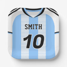 Maillot de foot argentin personnalisé avec nom et 