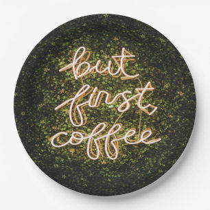 Assiettes En Carton Mais Premier Café, Citation De Neon Lights