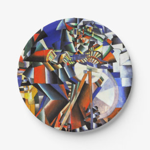 Assiettes En Carton Malevich Kazimir Le Knifegrinder