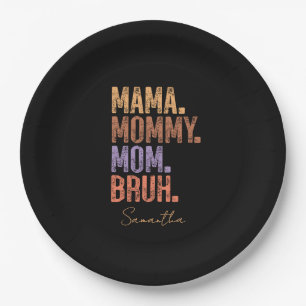 Assiettes En Carton Maman. Maman. Maman. Bruh