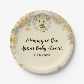 Assiettes En Carton Maman to Bee