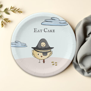 Assiettes En Carton Manger Gâteau Cute Pirate Soirée à thème Personnal