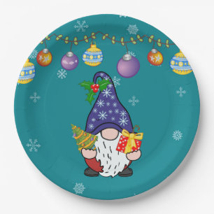 Assiettes En Carton Mangez Boire et Soyez Gnomie