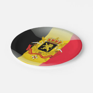 Assiettes En Carton Manteau des bras belge