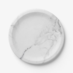 Assiettes En Carton Marbre élégant et tendance