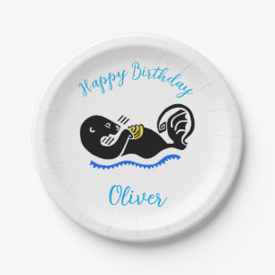 Assiettes En Carton Mare Mare OTTER - Faune - Océan - fête