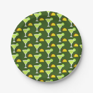 Assiettes En Carton Margaritas + Tacos !