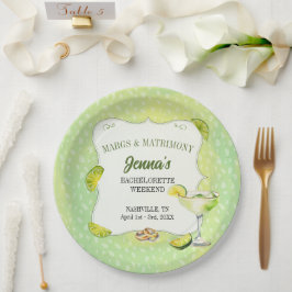 Assiettes En Carton Marges et mariage Bachelorette Party
