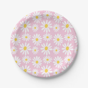 Assiettes En Carton Marguerites Super rétro Marguerite de printemps Bo