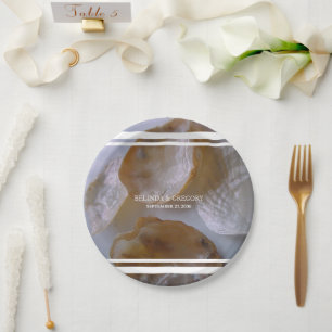 Assiettes En Carton Mariage Beach Clams
