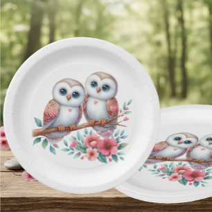Assiettes En Carton Mariage Bohème Rustique de Campagne et Forêt de Hi