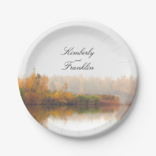 Assiettes En Carton Mariage de automne rustique de pays