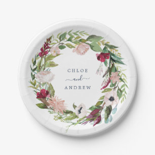 Assiettes En Carton Mariage de Breeze tropical