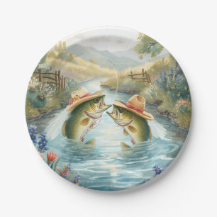 Assiettes En Carton Mariage de pêche au Texas
