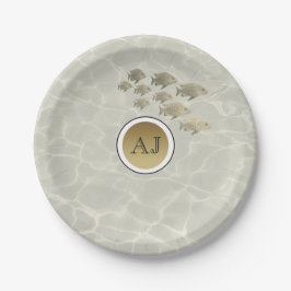 Assiettes En Carton Mariage de plage tropicale