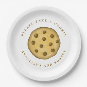 Assiettes En Carton Mariage Minimaliste Mignon Prenez Un Cookie