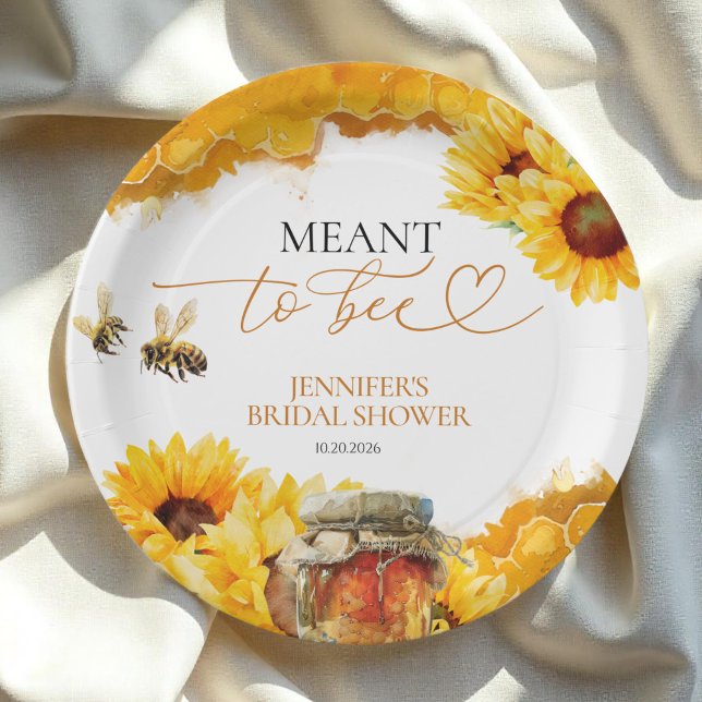 Assiettes En Carton Mariés pour être | Réception de mariage tournesol  (Créateur téléchargé)
