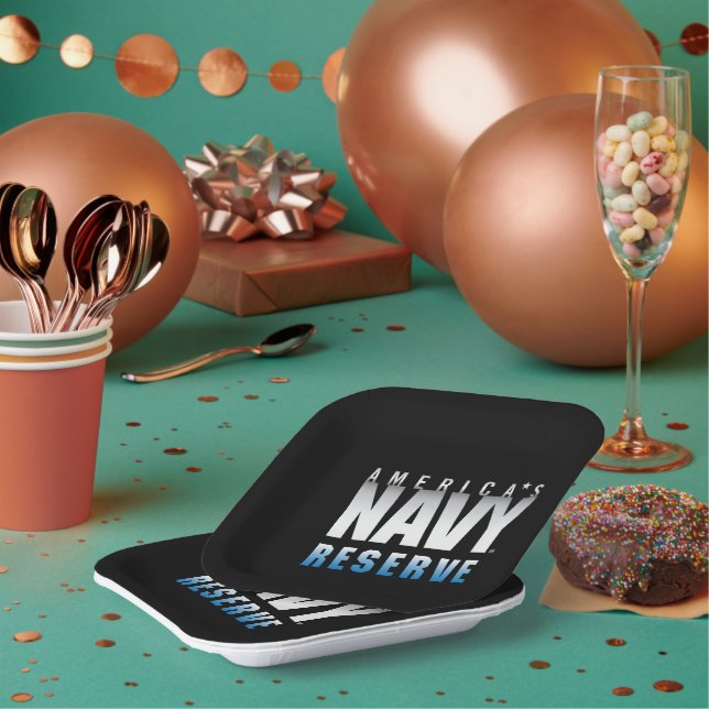Assiettes En Carton Marine américaine | Réserve navale américaine (Multi)
