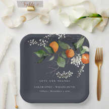 Marine Boho Orange Blossom Botanique Mariage